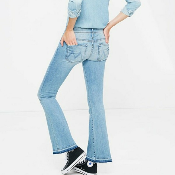 Rise Undone Hem Weekender Jeans 